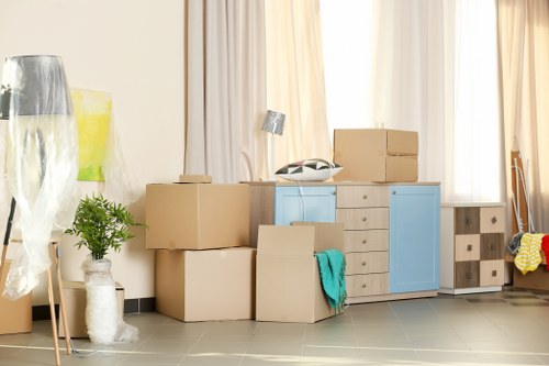 Customer booking storage service documents and package handling