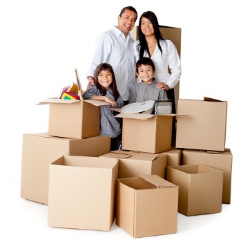 Business relocation packing services in Thehyde with labeled boxes
